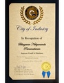 Proclamation from Hon. Cory C. Moss - Mayor of City of Industry, California.pdf