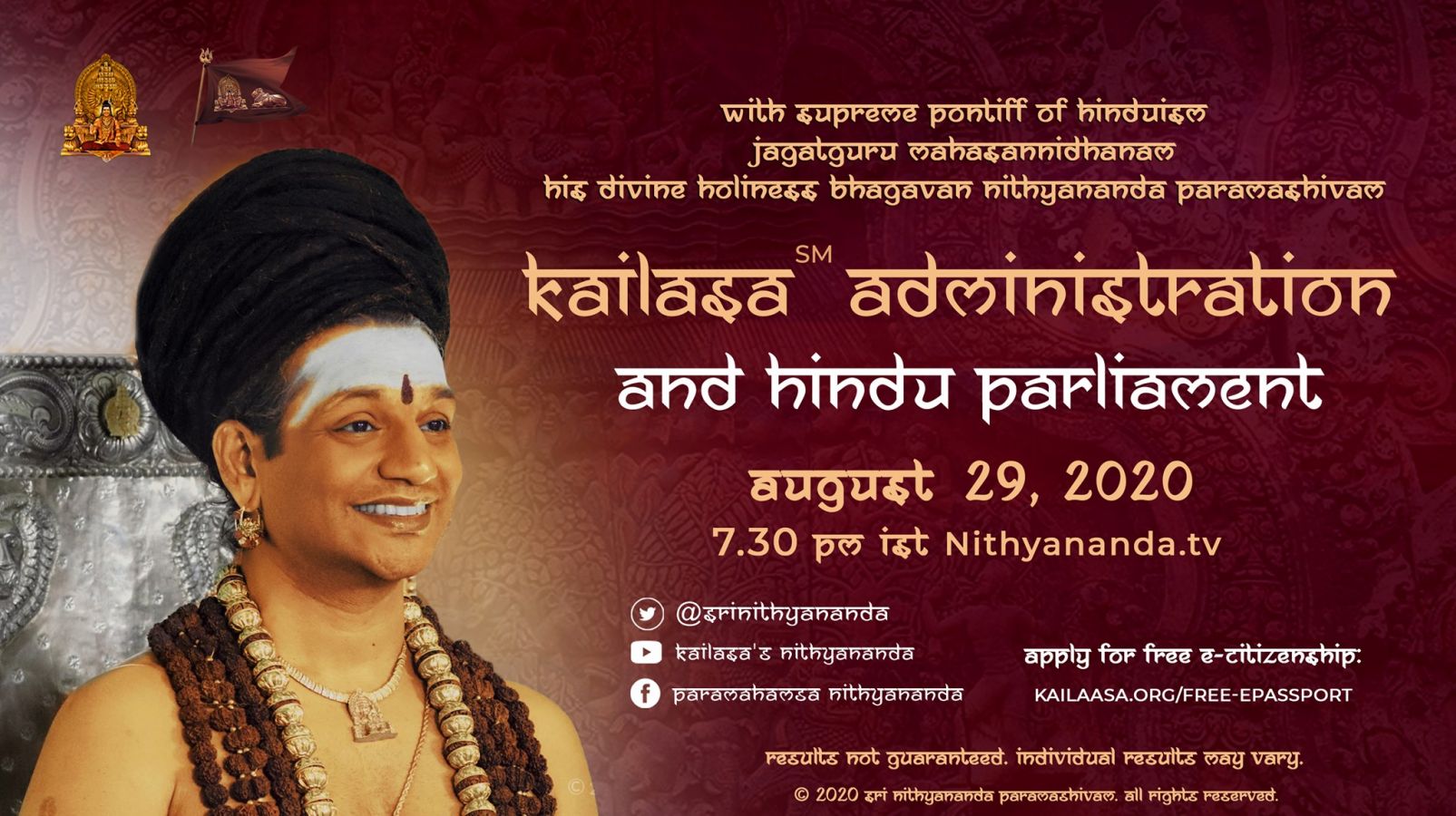 August 28 2020 Nithyanandapedia