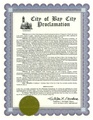 Proclamation from Hon. Kathleen Newsham - Mayor of the City of Bay City, Michigan.pdf