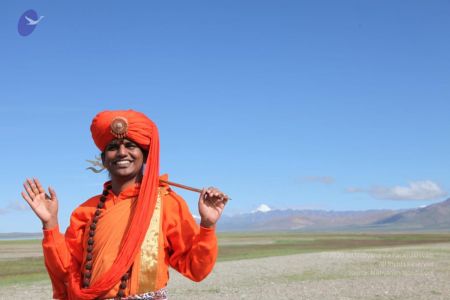 Swamiji loving the presence of Kailash CMP WM.jpg